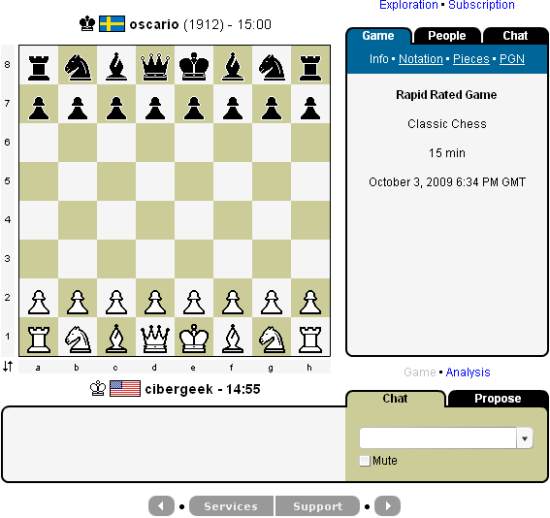 INSTANTCHESS, ajedrez online