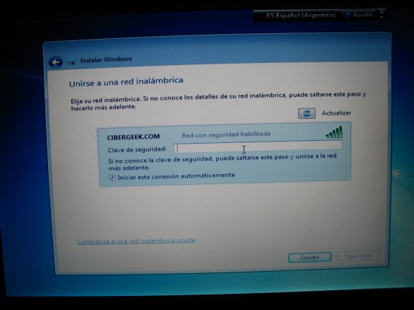 Instalacion de Windows seven