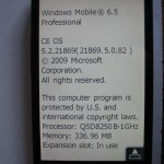 Windows Mobile 6.5 y hardware