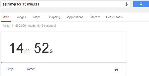 google set timer 
