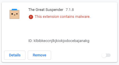 the great suspender malware